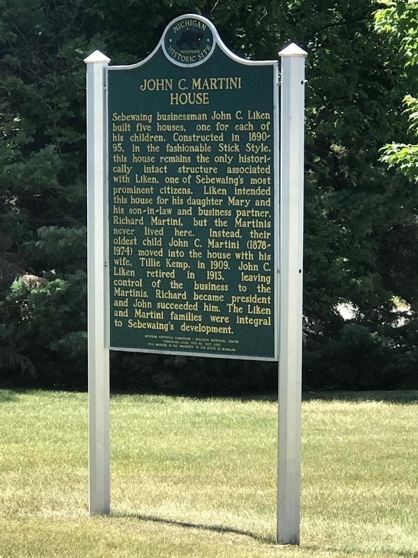 John C. Martini House Marker image. Click for full size.