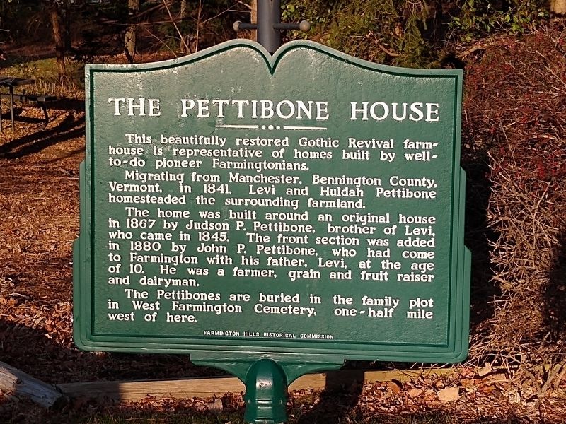 The Pettibone House Marker image. Click for full size.