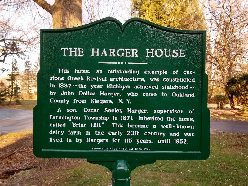 The Harger House Marker image. Click for full size.