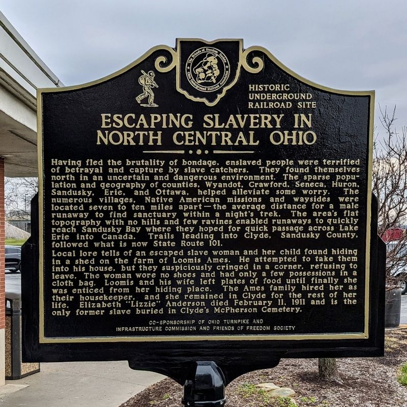Escaping Slavery In Eastern Ohio Marker (side 2) image. Click for full size.