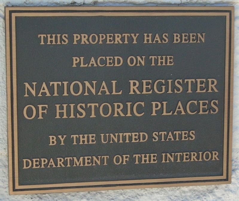 First Baptist Church NRHP Marker image. Click for full size.