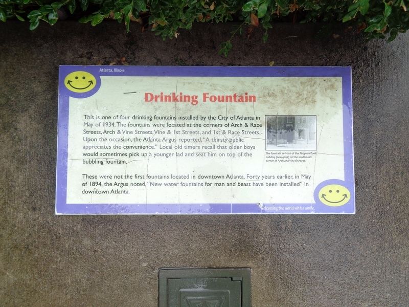 Drinking Fountain Marker image. Click for full size.