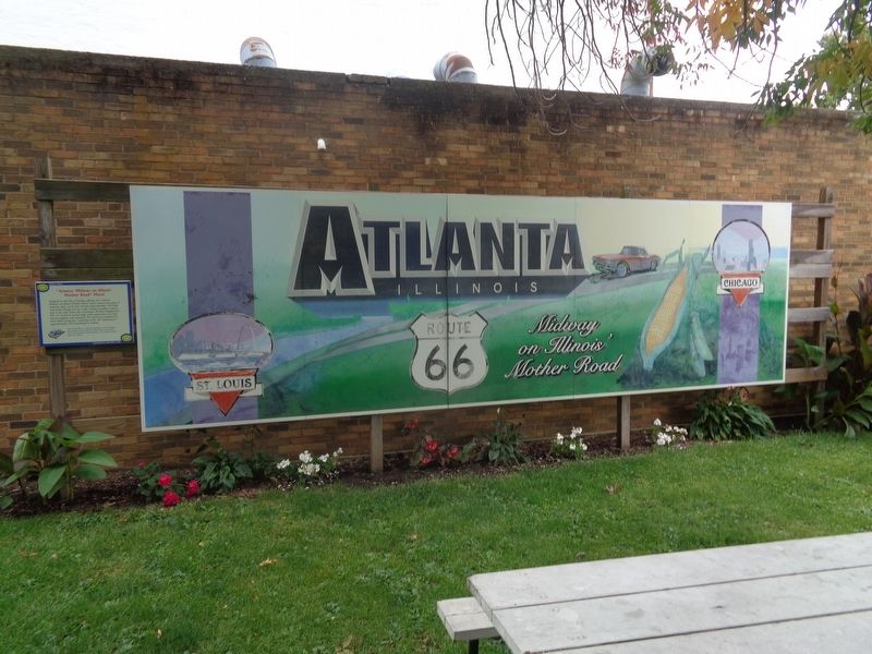 "Atlanta: Midway on Illinois' Mother Road" Mural. Click for full size. "Atlanta: Midway on Illinois' Mother Road" Mural image. Click for full size.