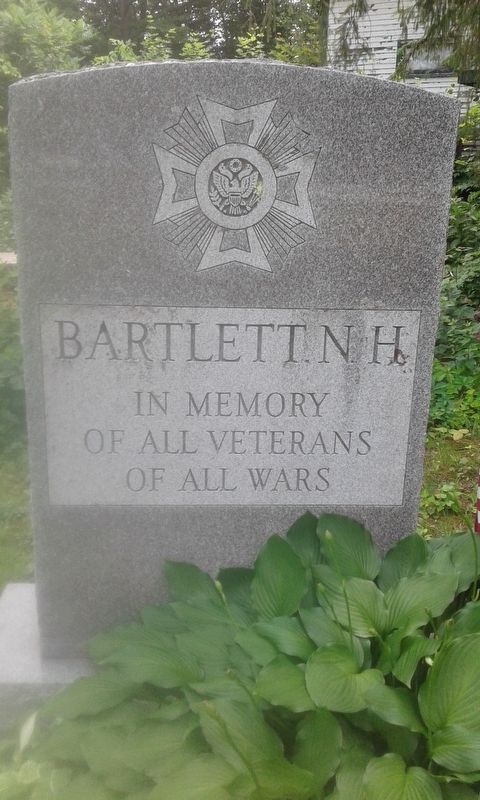Bartlett, N.H. Veterans Memorial image. Click for full size.