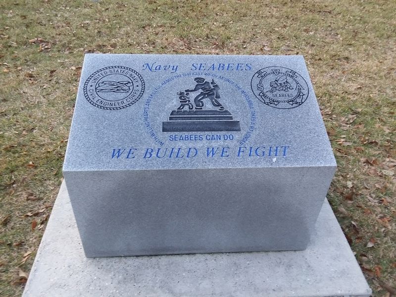 Navy Seabees Memorial image. Click for full size.