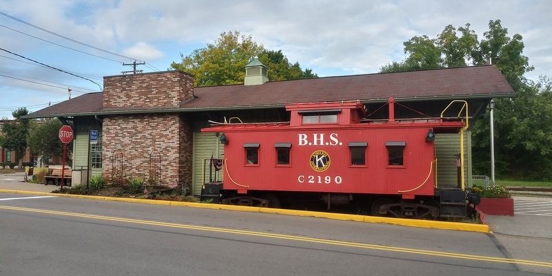 Bridgeville Railroad Depot Marker. Click for full size. Bridgeville Railroad Depot Marker image. Click for full size.
