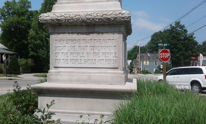 Bridgton's Sons Civil War Memorial image. Click for full size.