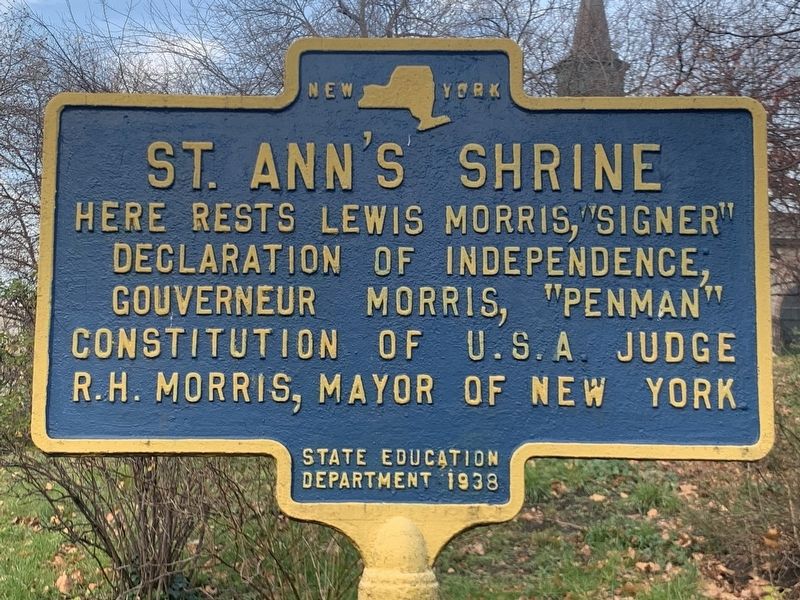 ST. ANN'S SHRINE Marker image. Click for full size.