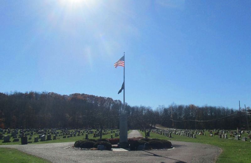 Waynesburg World War II Memorial image. Click for full size.
