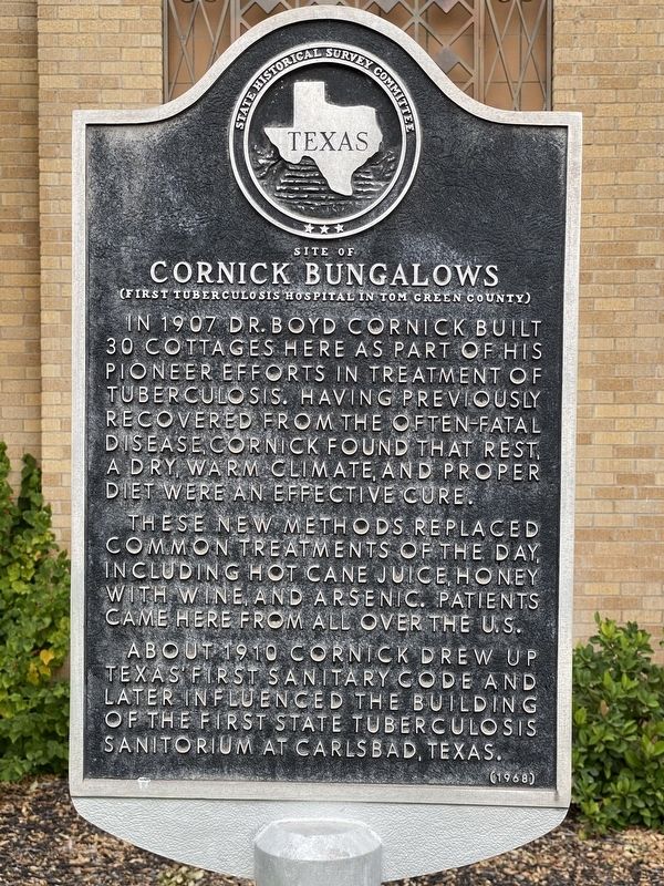 Site of Cornick Bungalows Marker image. Click for full size.