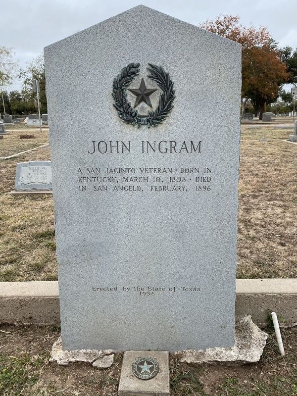 John Ingram Marker image. Click for full size.
