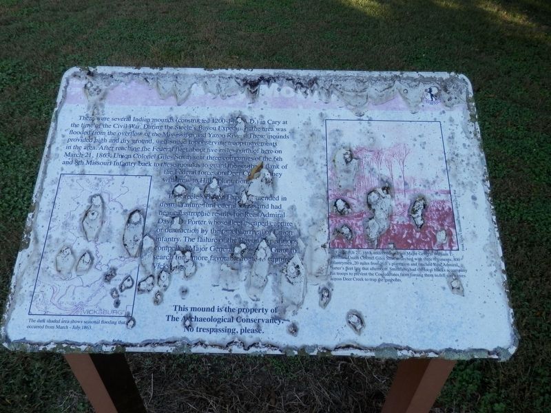 Cary Mounds Marker image. Click for full size.