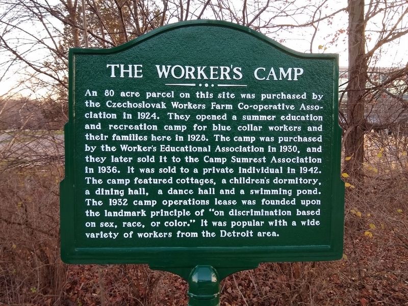 The Worker's Camp Marker image. Click for full size.