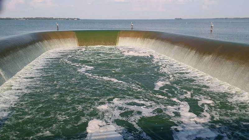 Grand Lake St. Marys Spillway. Click for full size. Grand Lake St. Marys Spillway image. Click for full size.