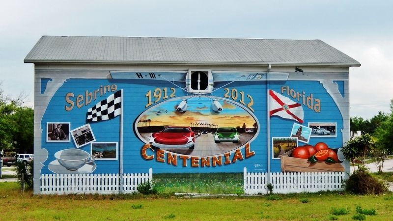 Sebring, Florida Centennial Mural image. Click for full size.