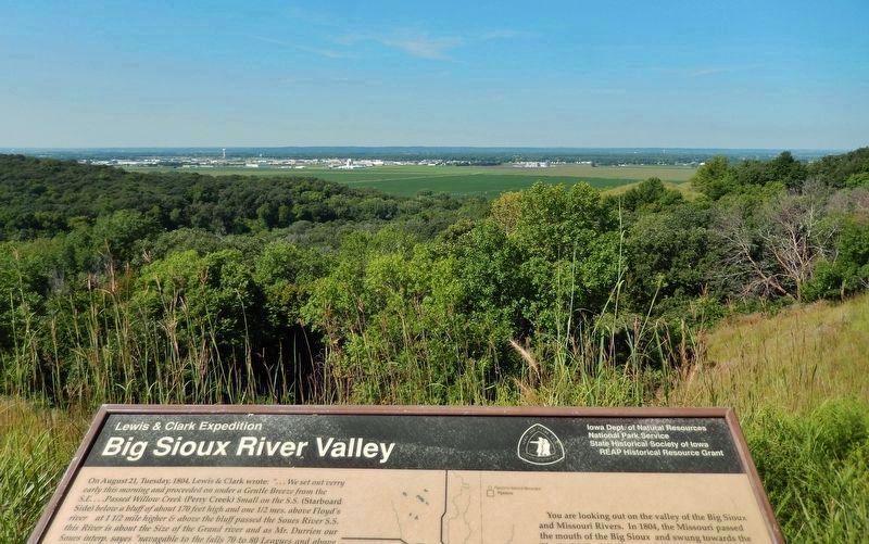 Big Sioux River Valley Marker image. Click for full size.