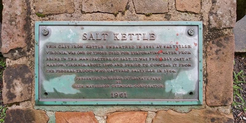 Salt Kettle Marker image. Click for full size.