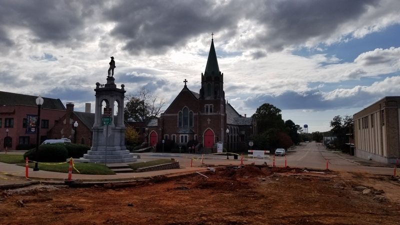 The view of St. James Episcopal Church from the Courthouse.. Click for full size. The view of St. James Episcopal Church from the Courthouse. image. Click for full size.