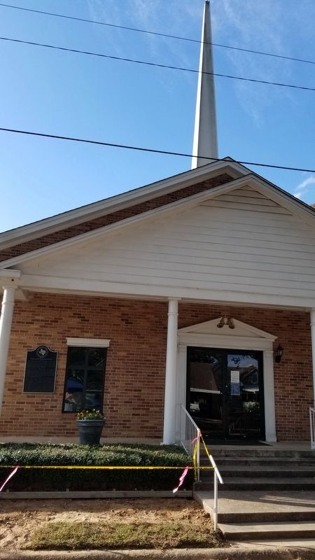 First United Methodist Church and Marker. Click for full size. First United Methodist Church and Marker image. Click for full size.