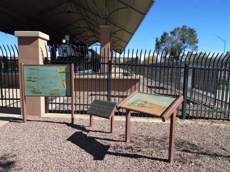 All Aboard for Alamosa! Marker image. Click for full size.