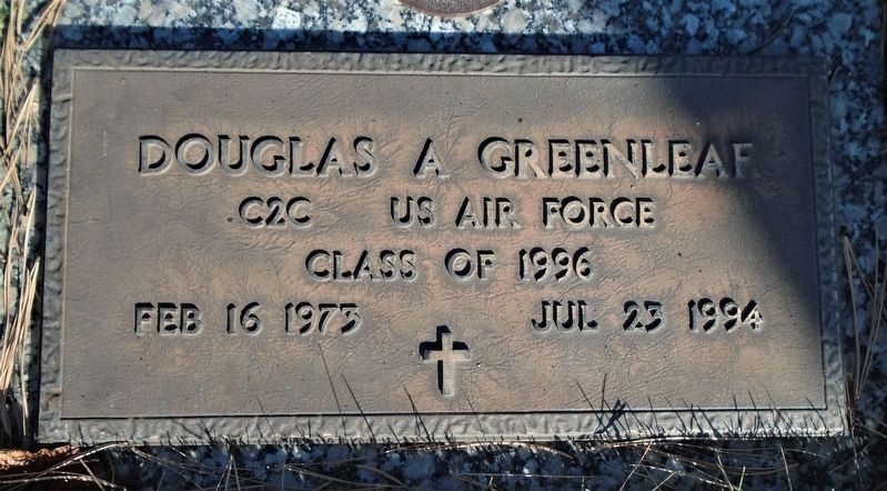 C2C Douglas A. Greenleaf Grave Marker. Click for full size. C2C Douglas A. Greenleaf Grave Marker image. Click for full size.