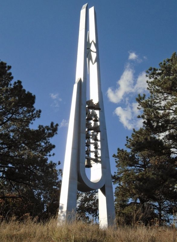 USAF Academy Cemetery Carillon (East Face) image. Click for full size.