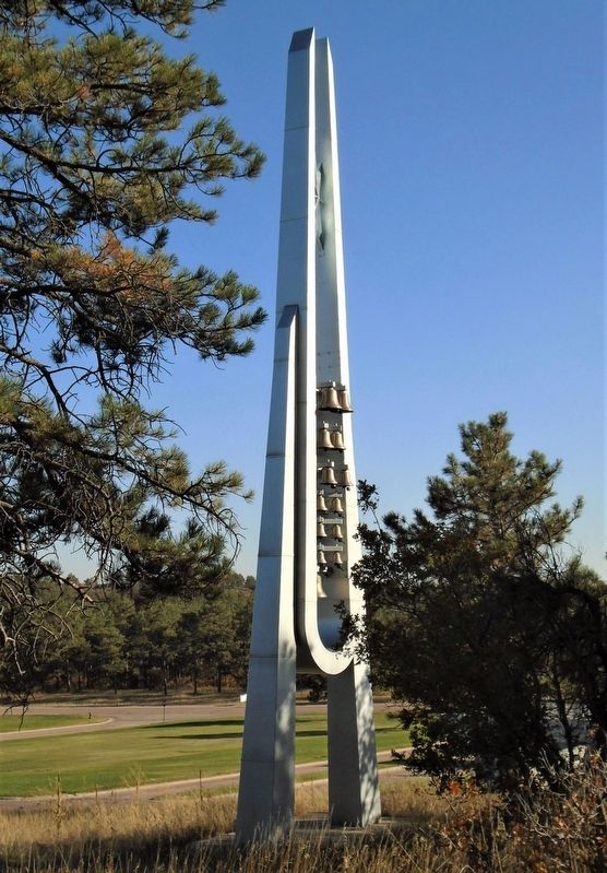 USAF Academy Cemetery Carillon (West Face) image. Click for full size.