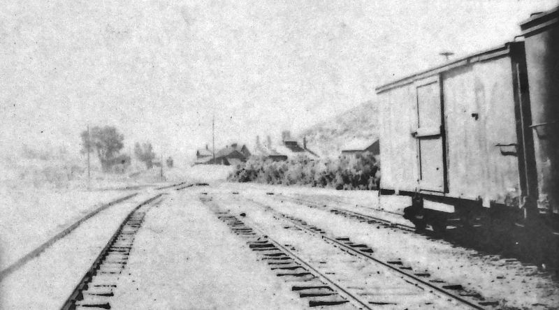 Marker detail: Serving Miners, Mill Men, and Ranchers image. Click for full size.