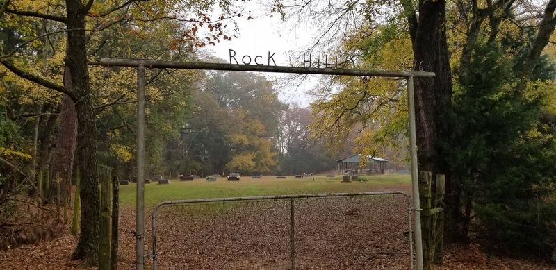 Walkin entrance to the Rockhill Cemetery image. Click for full size.
