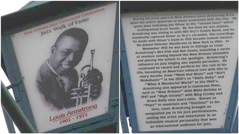 Louis Armstrong Marker. Click for full size. Louis Armstrong Marker image. Click for full size.