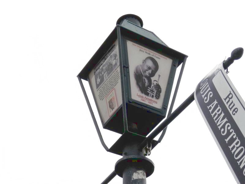 Louis Armstrong Marker image. Click for full size.