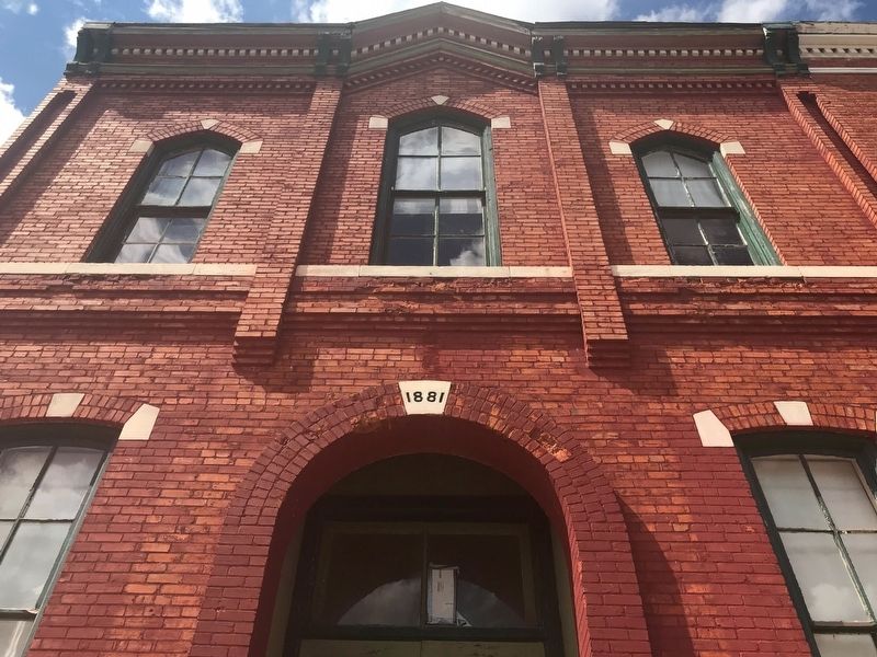 Close-up of the Front Facade of the Elkland Township Hall. Click for full size. Close-up of the Front Facade of the Elkland Township Hall image. Click for full size.