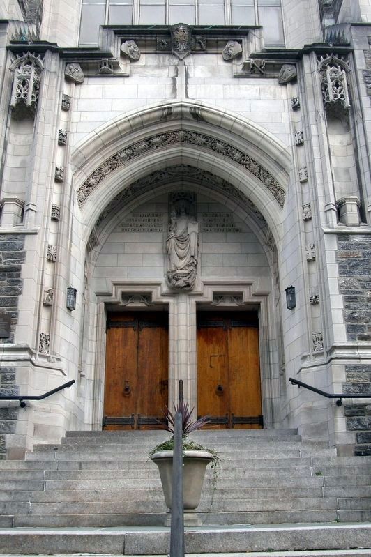 The Church of the Intercession plaque site. Click for full size. The Church of the Intercession plaque site image. Click for full size.