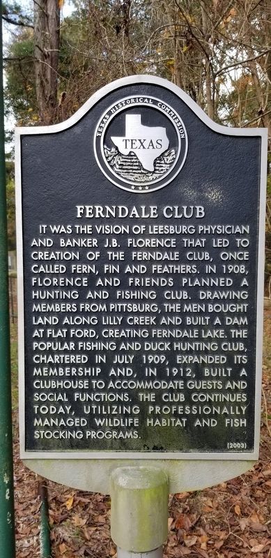 Ferndale Club Marker image. Click for full size.
