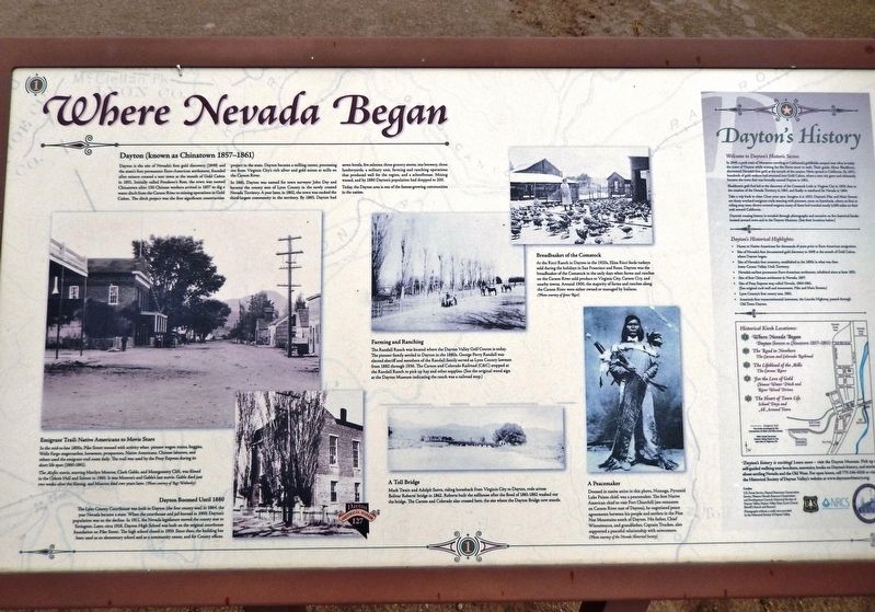 Where Nevada Began Marker image. Click for full size.