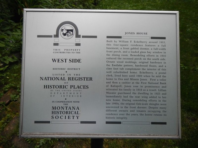 Jones House Marker. Click for full size. Jones House Marker image. Click for full size.