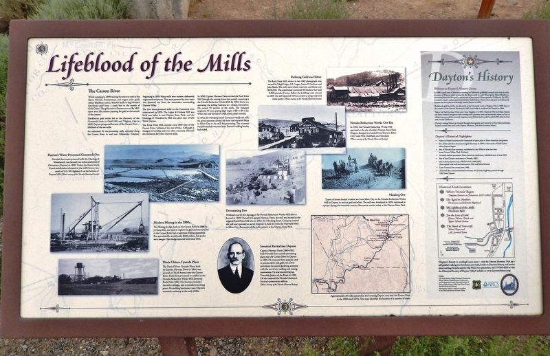 Lifeblood of the Mills Marker image. Click for full size.