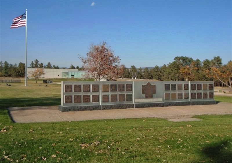 20<sup>th</sup> Air Force Marker on Memorial Wall image. Click for full size.