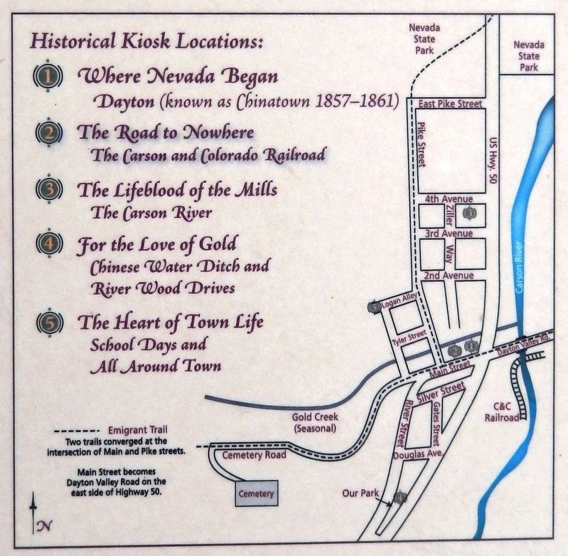 Marker detail: Historical Kiosk Locations image. Click for full size.