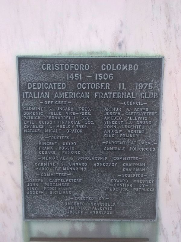 Cristoforo Colombo Marker image. Click for full size.