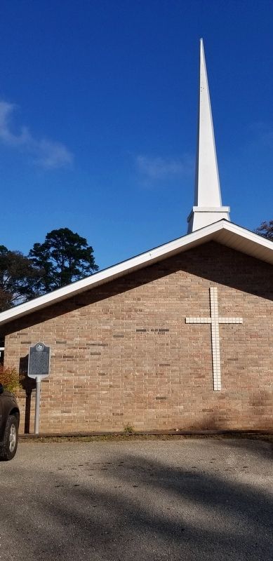 New Mine Baptist Church and Marker image. Click for full size.