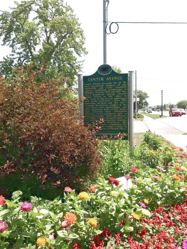 Center Avenue Marker. Click for full size. Center Avenue Marker image. Click for full size.