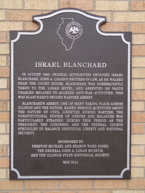 Israel Blanchard Marker. Click for full size. Israel Blanchard Marker image. Click for full size.