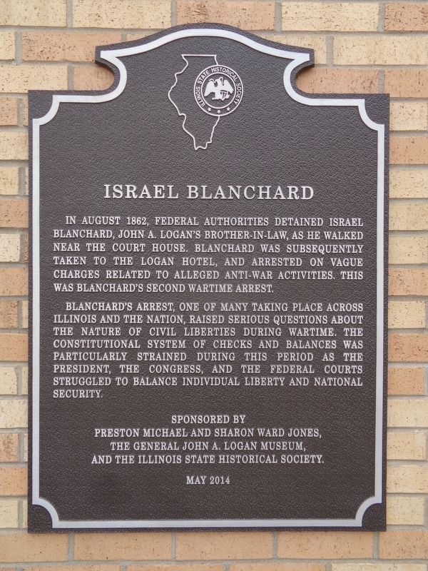 Israel Blanchard Marker image. Click for full size.