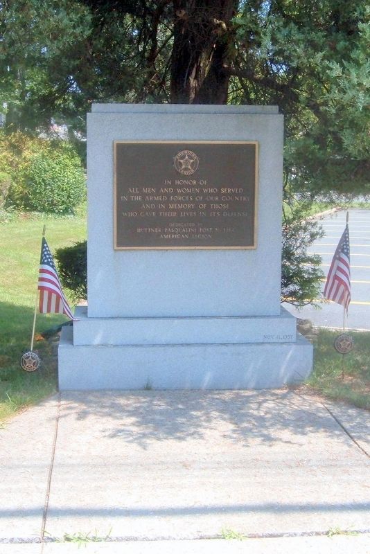 Huttner-Pasqualini Post, American Legion Memorial. Click for full size. Huttner-Pasqualini Post, American Legion Memorial image. Click for full size.