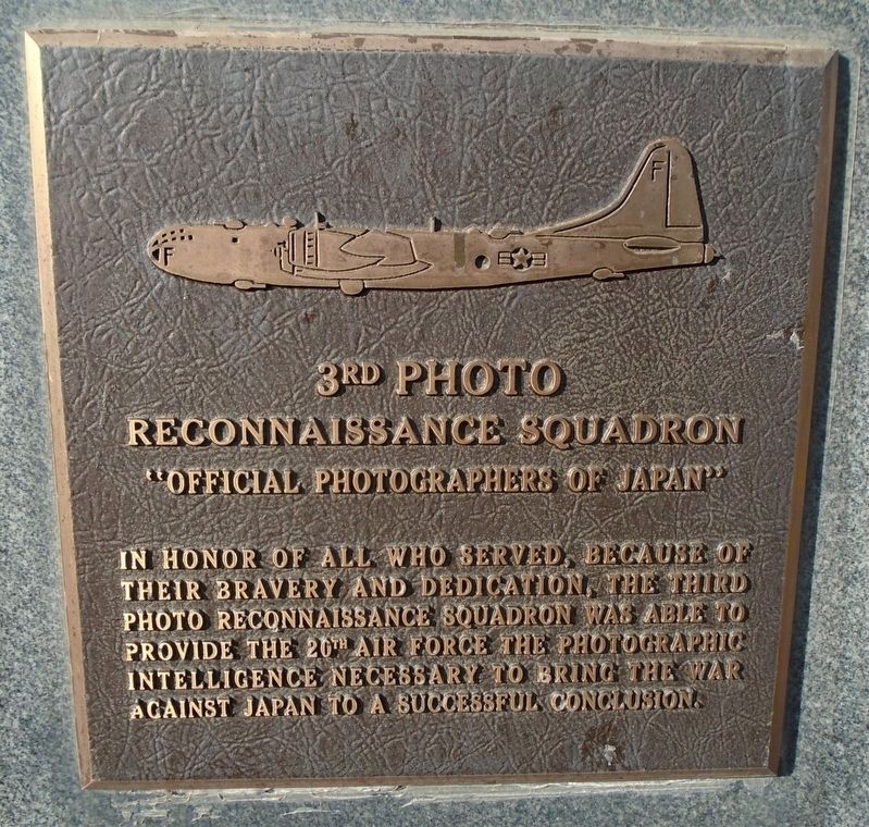 3rd Photo Reconnaisance Squadron Marker image. Click for full size.