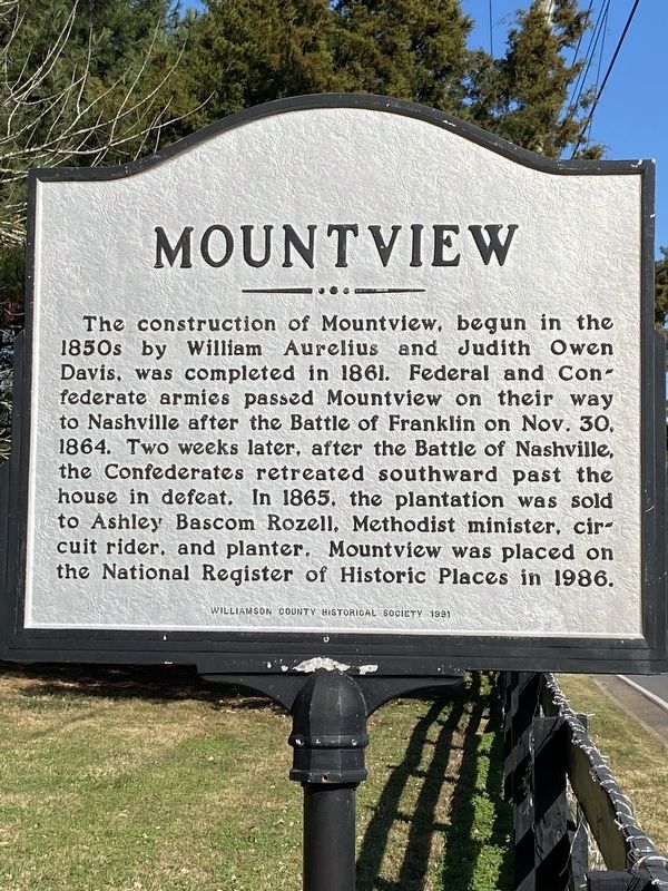 Mountview Marker image. Click for full size.