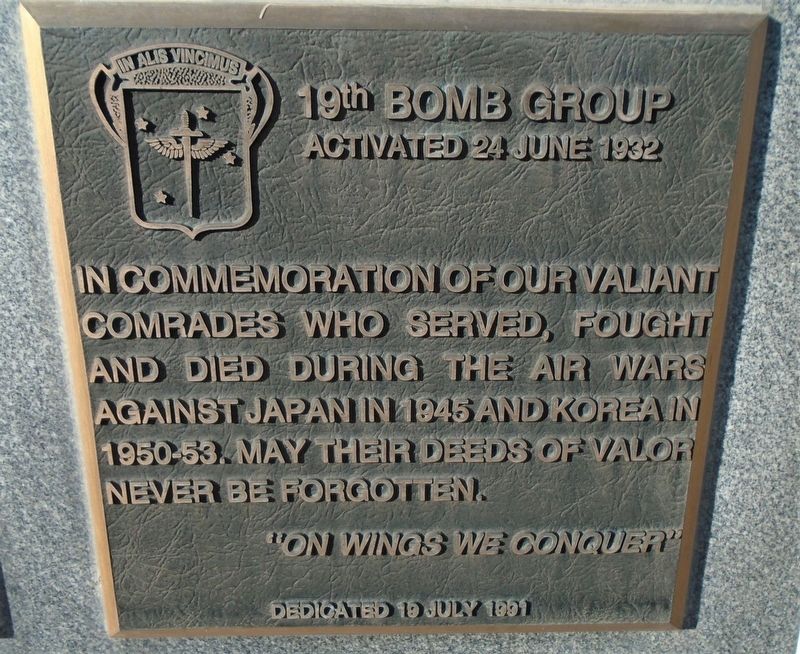 19th Bomb Group Marker image. Click for full size.