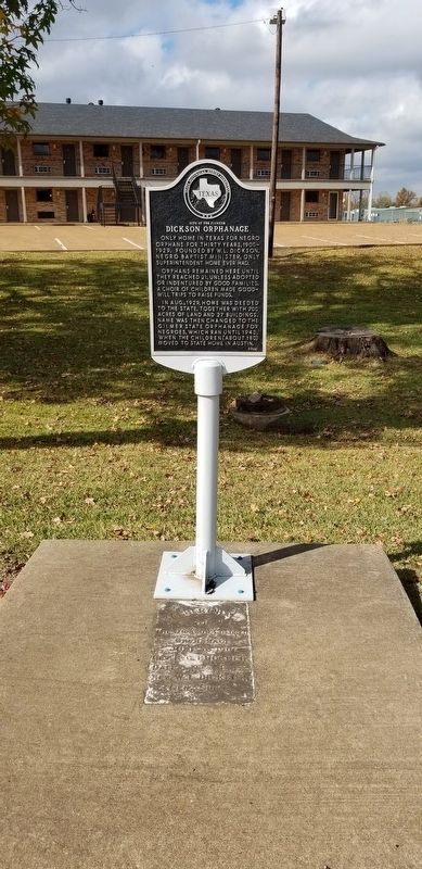 Site of the Pioneer Dickson Orphanage Marker image. Click for full size.