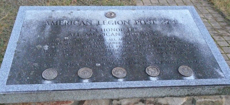 Veterans Memorial. Click for full size. Veterans Memorial image. Click for full size.